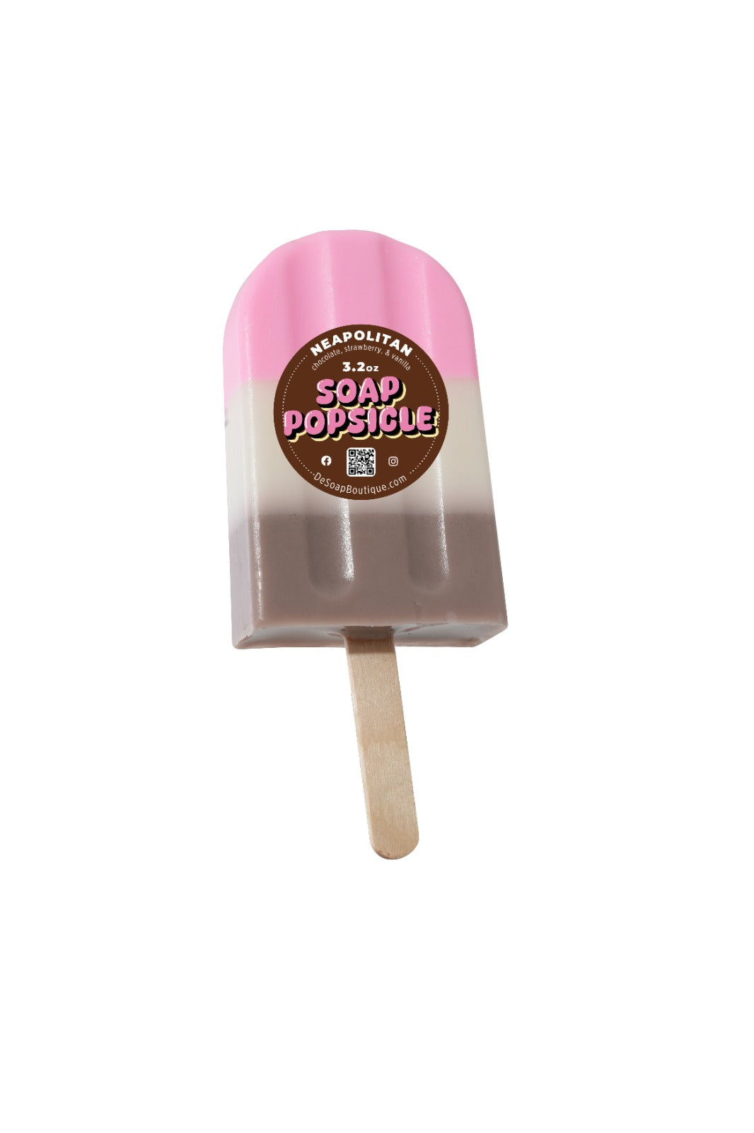 Neapolitan Popsicle Soap