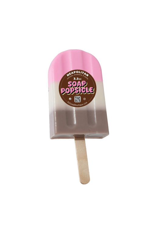 Neapolitan Popsicle Soap