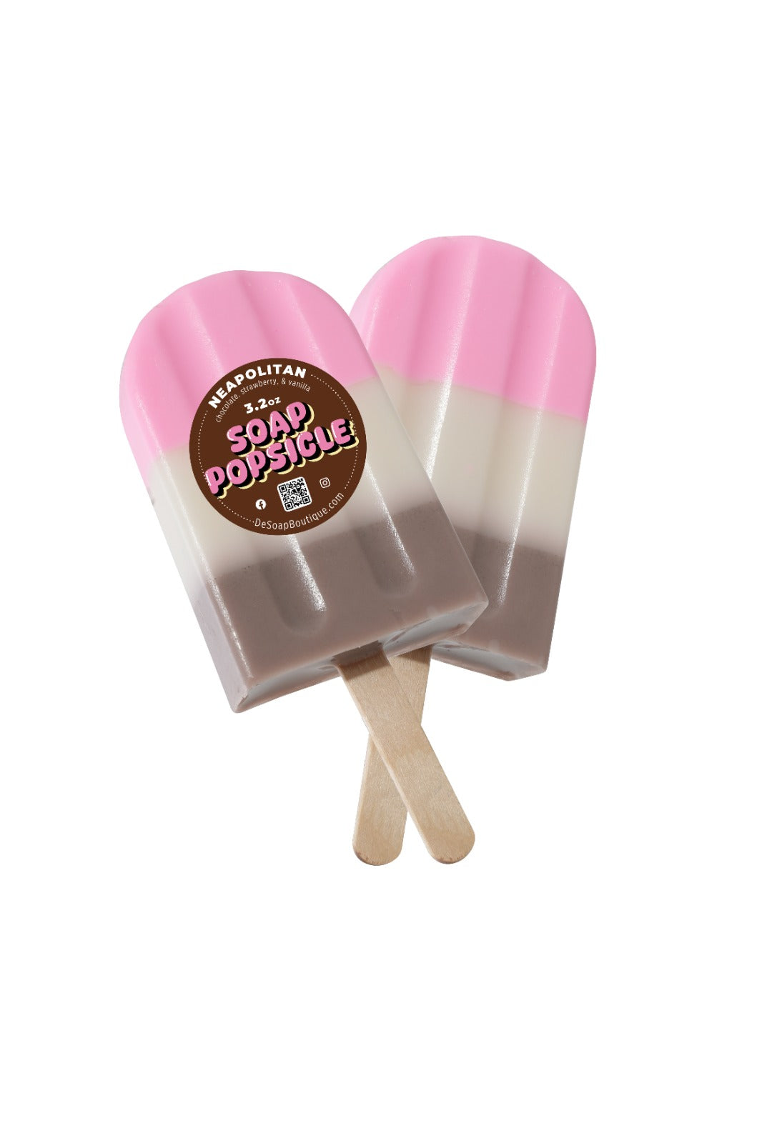 Neapolitan Popsicle Soap