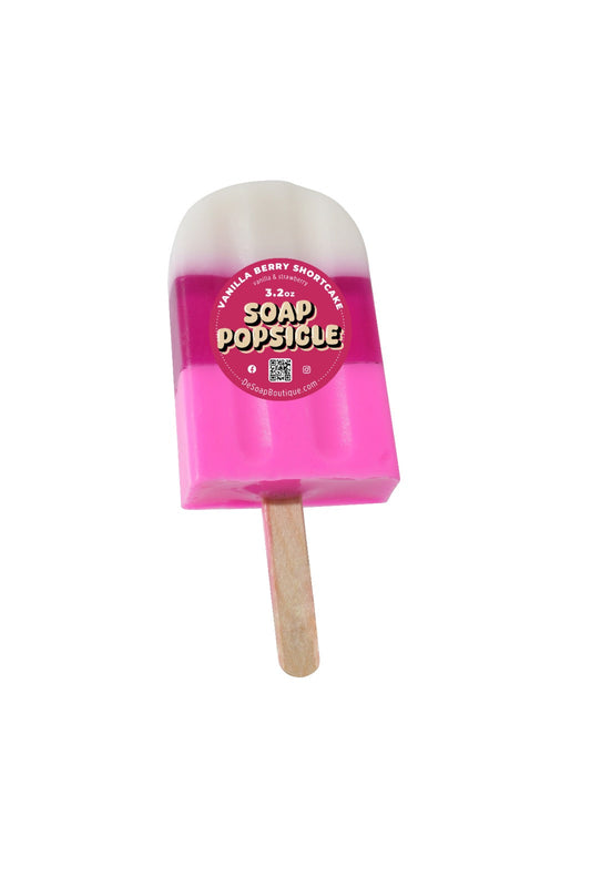 Vanilla Berry Shortcake Popsicle Soap
