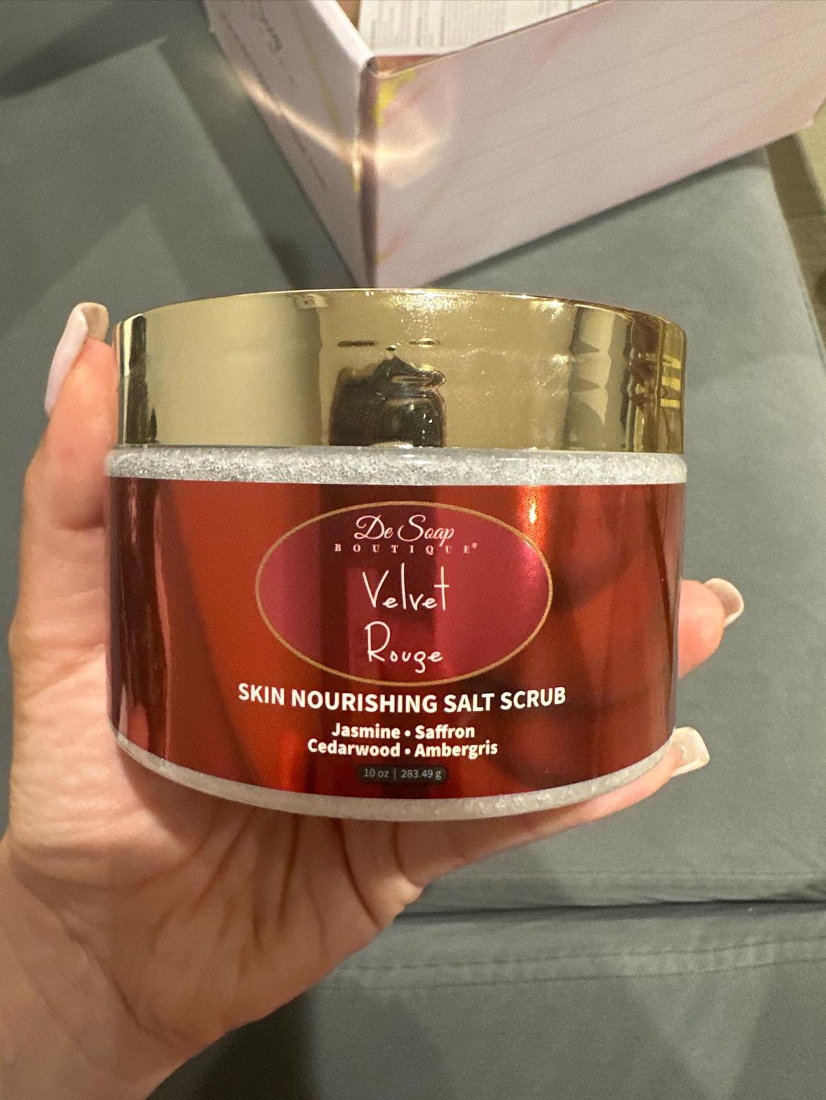 Velvet Rouge Skin Nourishing Salt Scrub